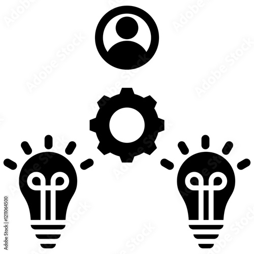 Synthesis Glyph Icon
