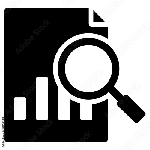 Analysis Glyph Icon