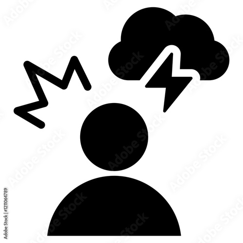 Distress Glyph Icon