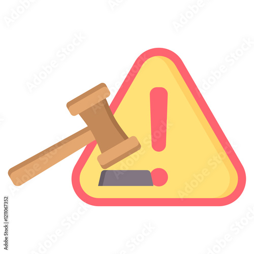 Sanction Flat Icon