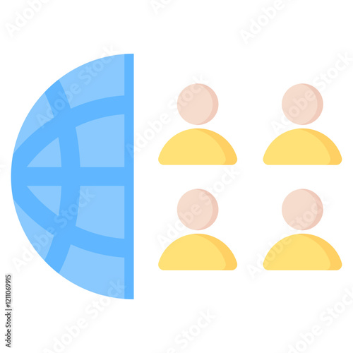 Cltural Exposure Flat Icon