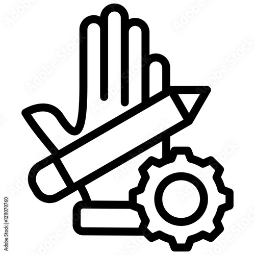 Hands On Experiences Outline Icon