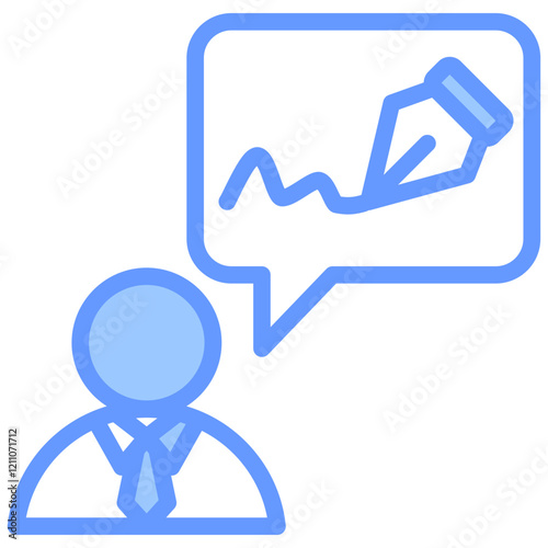 Signatory Blue Icon