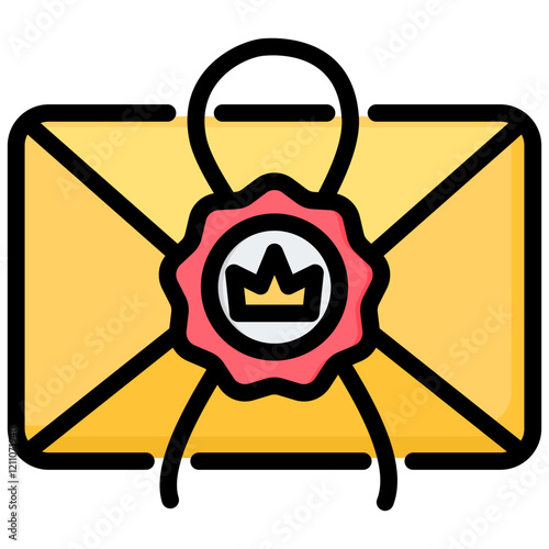 Seal Outline Color Icon