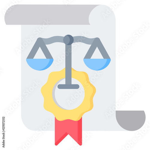 Statutory Declaration Flat Icon