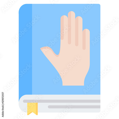 Oath Flat Icon