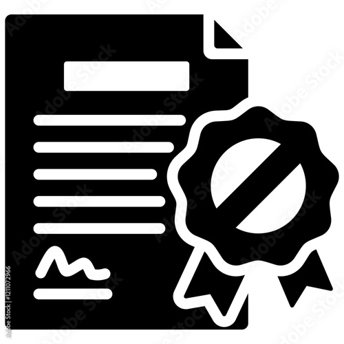 Affidavit Glyph Icon