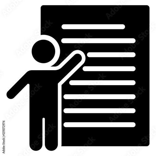 Jurat Glyph Icon