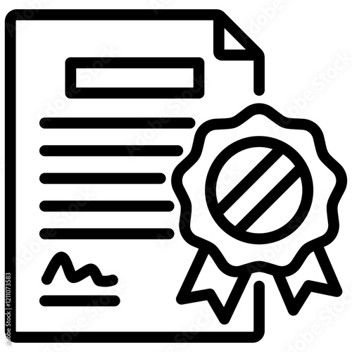 Affidavit Outline Icon