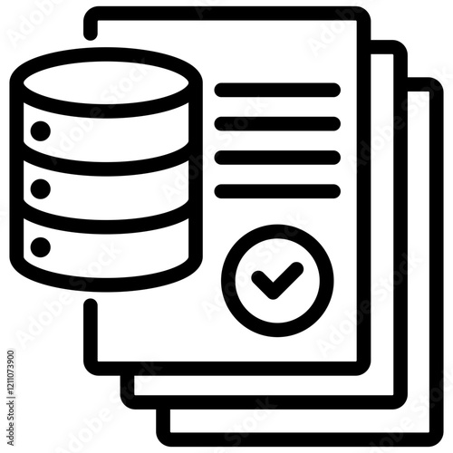 Notarial Record Outline Icon