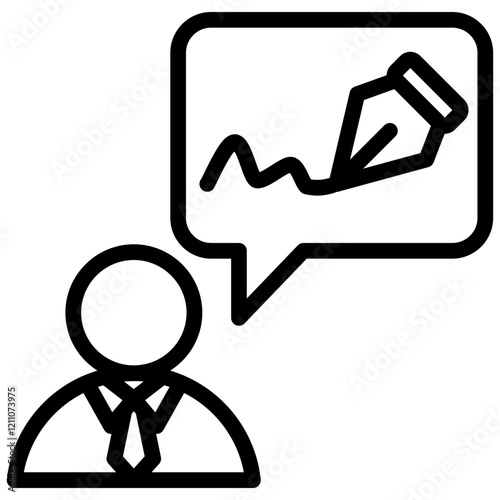 Signatory Outline Icon