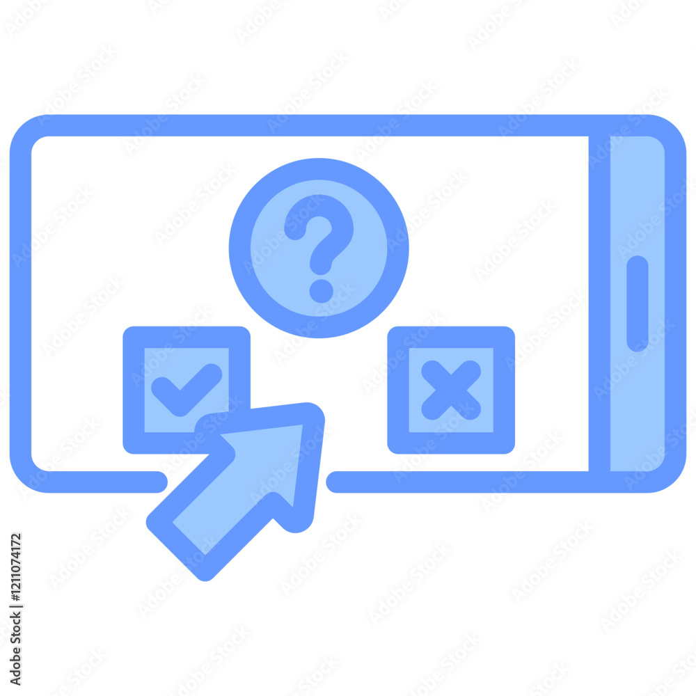 Quizzes And Examp Blue Icon Quizzes And Examp Blue Icon