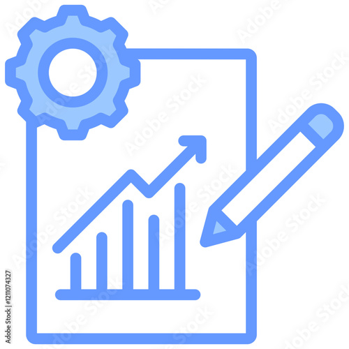 Assignment And Project Blue Icon