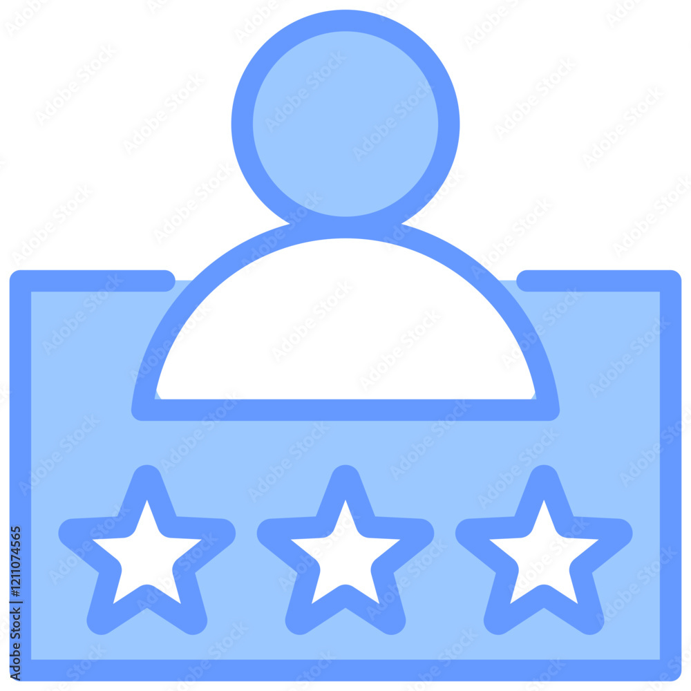 Peer Feedback Blue Icon