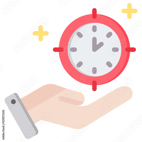 Flexible Scheduling Flat Icon