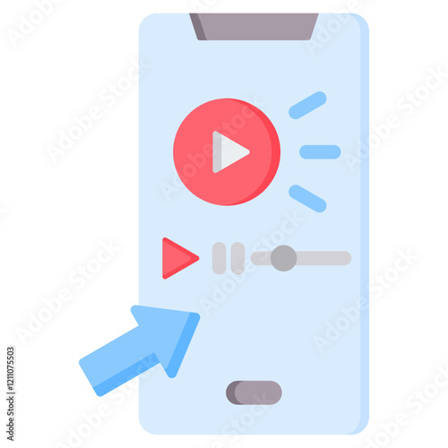 Video Tutorials Flat Icon