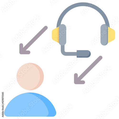 Tutoring Support Flat Icon