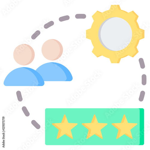 Peer Review Flat Icon