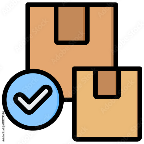 Stock Outline Color Icon