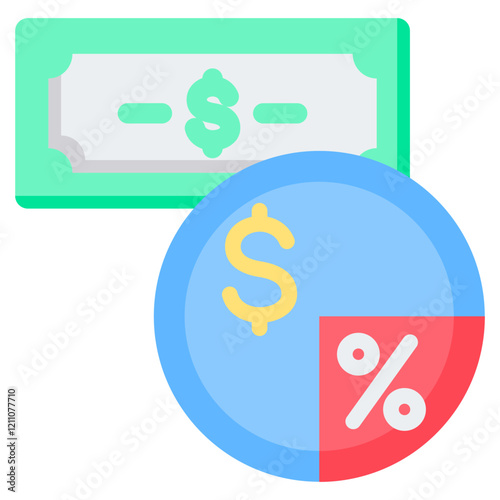 Dividend Flat Icon