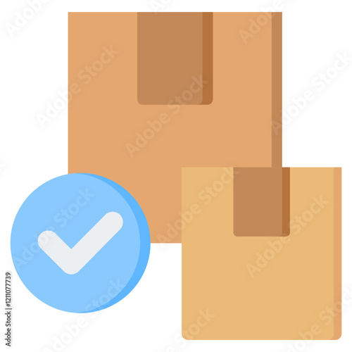 Stock Flat Icon