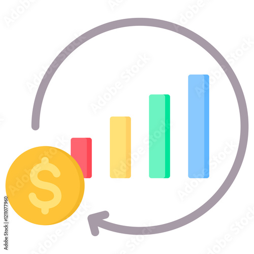 Return On Equity Flat Icon