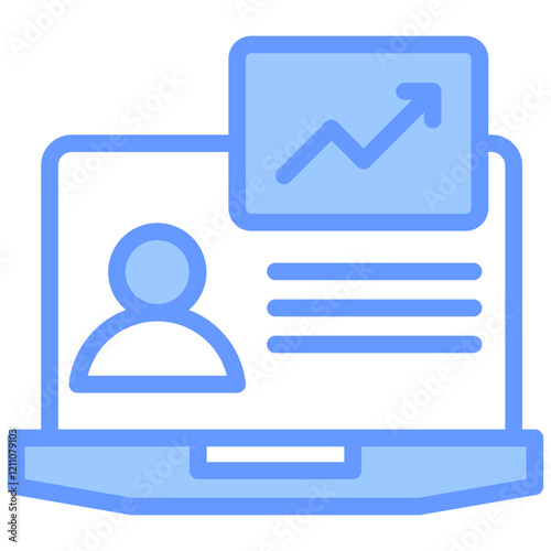 Learning Sessions Blue Icon