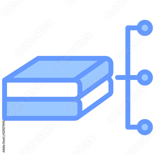 Educational Courses Blue Icon