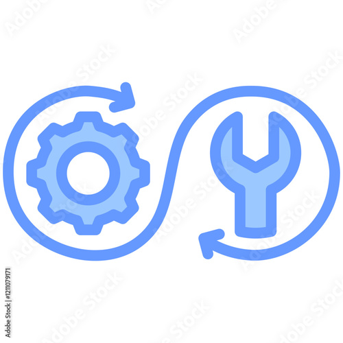 Practical Skills Blue Icon