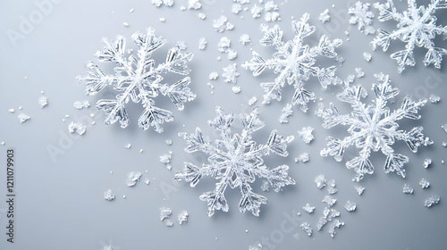 Sparkling Snowflakes Decora...