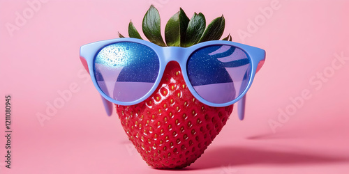 Fresh Strawberry Wears Blue...