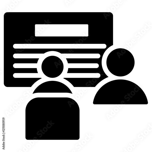 Practical Training Glyph Icon
