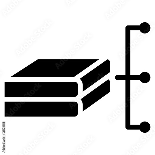 Educational Courses Glyph Icon