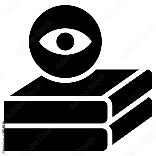 Supervised Work Glyph Icon