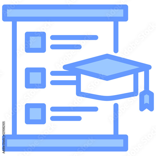 Study Programs Blue Icon