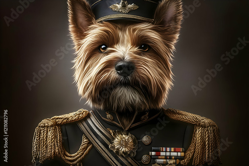 Majestic Canine Officer Por...