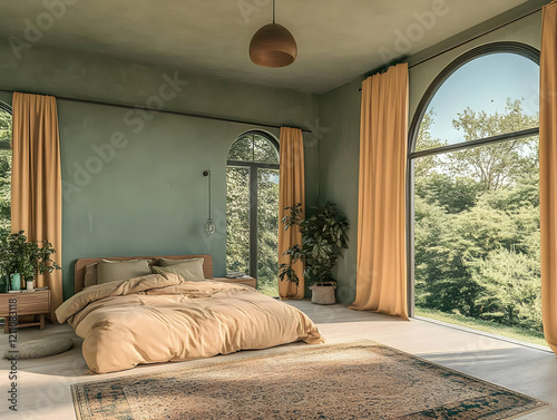 Modern Bedroom Interior Des...
