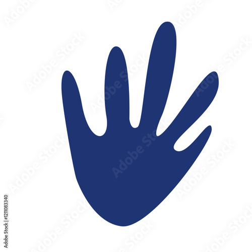 Hand drawn bizarre abstract geometric unusual shapes