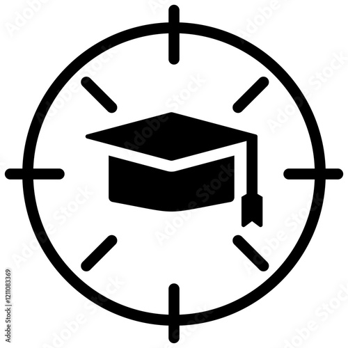 Academic Rigor  Glyph Icon
