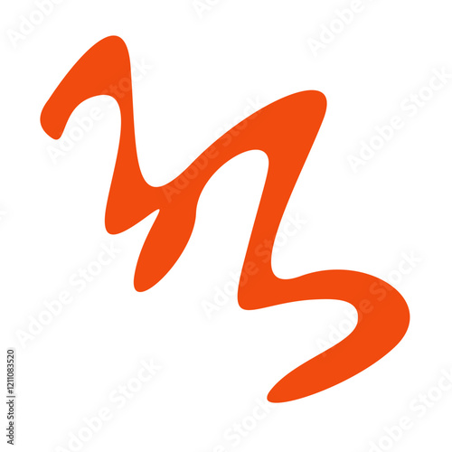 Hand drawn bizarre abstract geometric unusual shapes