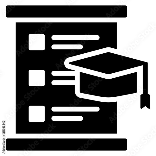 Study Programs Glyph Icon