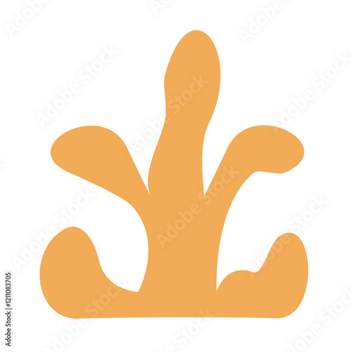 Hand drawn bizarre abstract geometric unusual shapes