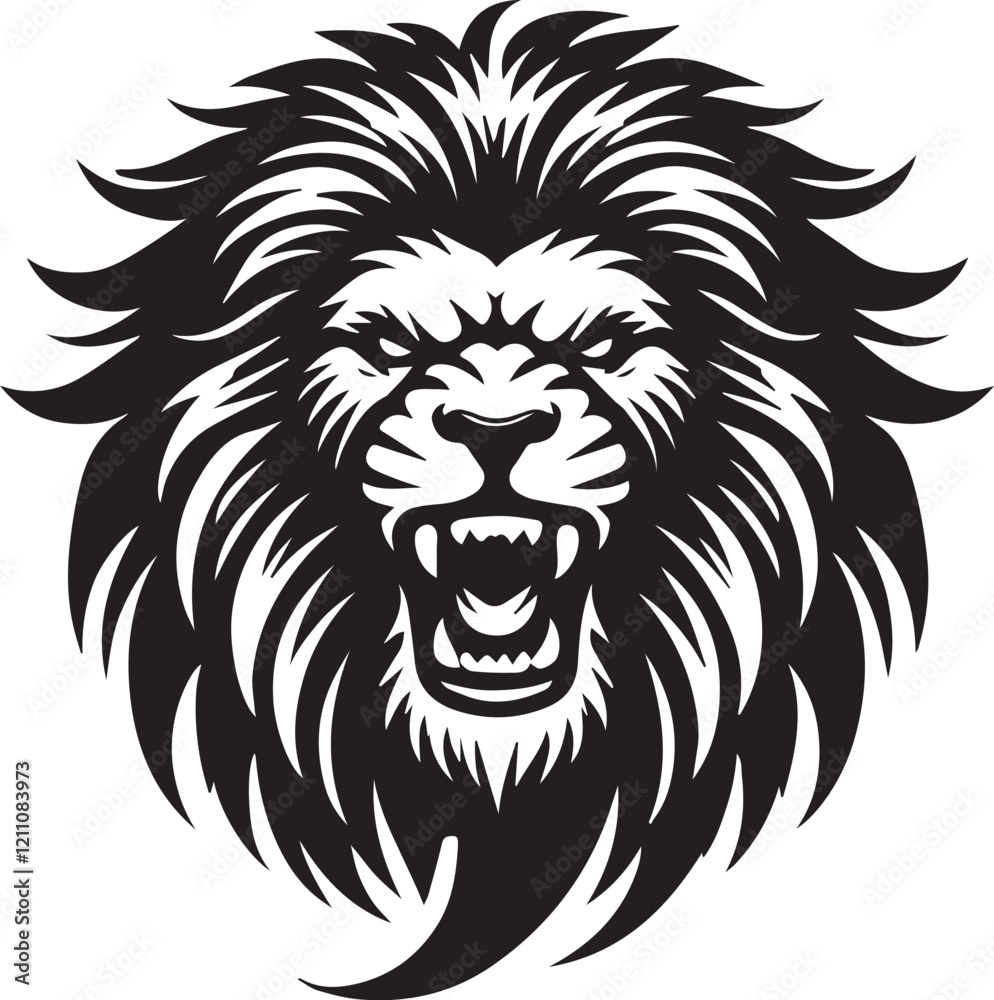 Fototapeta premium lion head mascot