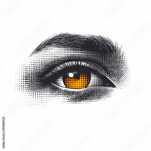 Close-up Illustration of an...