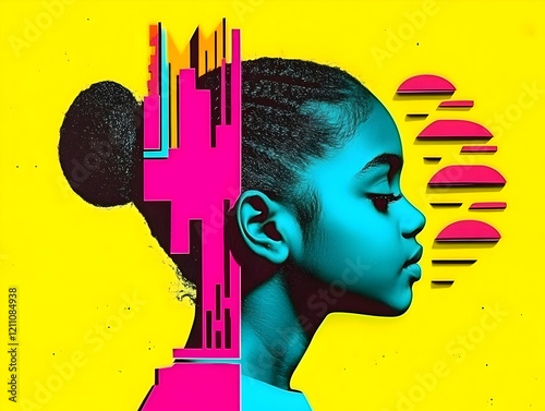 Abstract Portrait Illustrat...