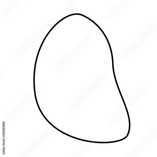 Hand drawn bizarre abstract geometric unusual shapes