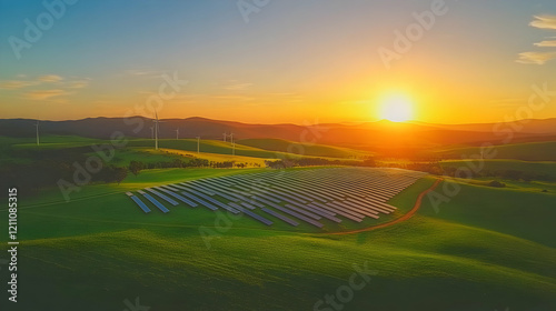 Solar Panels and Wind Turbi...