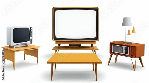 Retro Televisions, Radio, a...