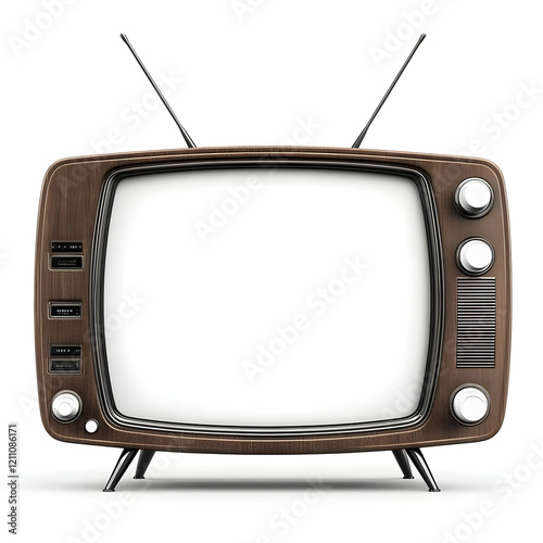 Retro Wooden Television Set...