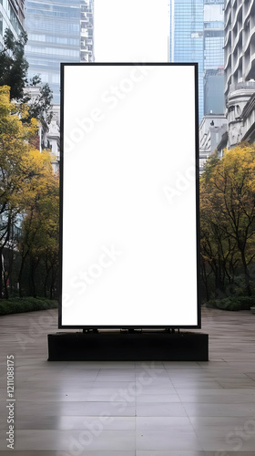 Blank Billboard Display Sta...